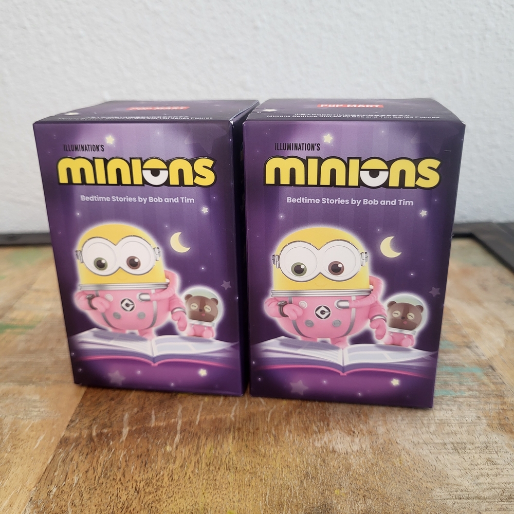 Pop Mart Minions Bedtime Stories Blind Boxes Set Of 2